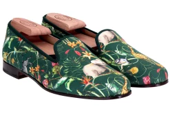 Africa Emerald Silk Slipper (Women)