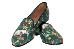 Africa Emerald Silk Slipper (Women)