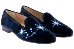 Aquarius Midnight Velvet Slipper (Men)