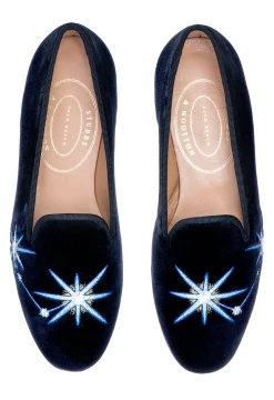 Aries Midnight Velvet Slipper (Men)