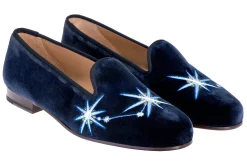 Aries Midnight Velvet Slipper (Women)
