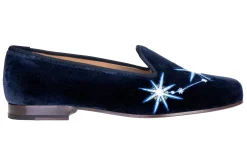 Aries Midnight Velvet Slipper (Women)