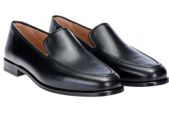 Black Calf Leather Venetian (Men)