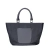 Black Raffia Mini Tote