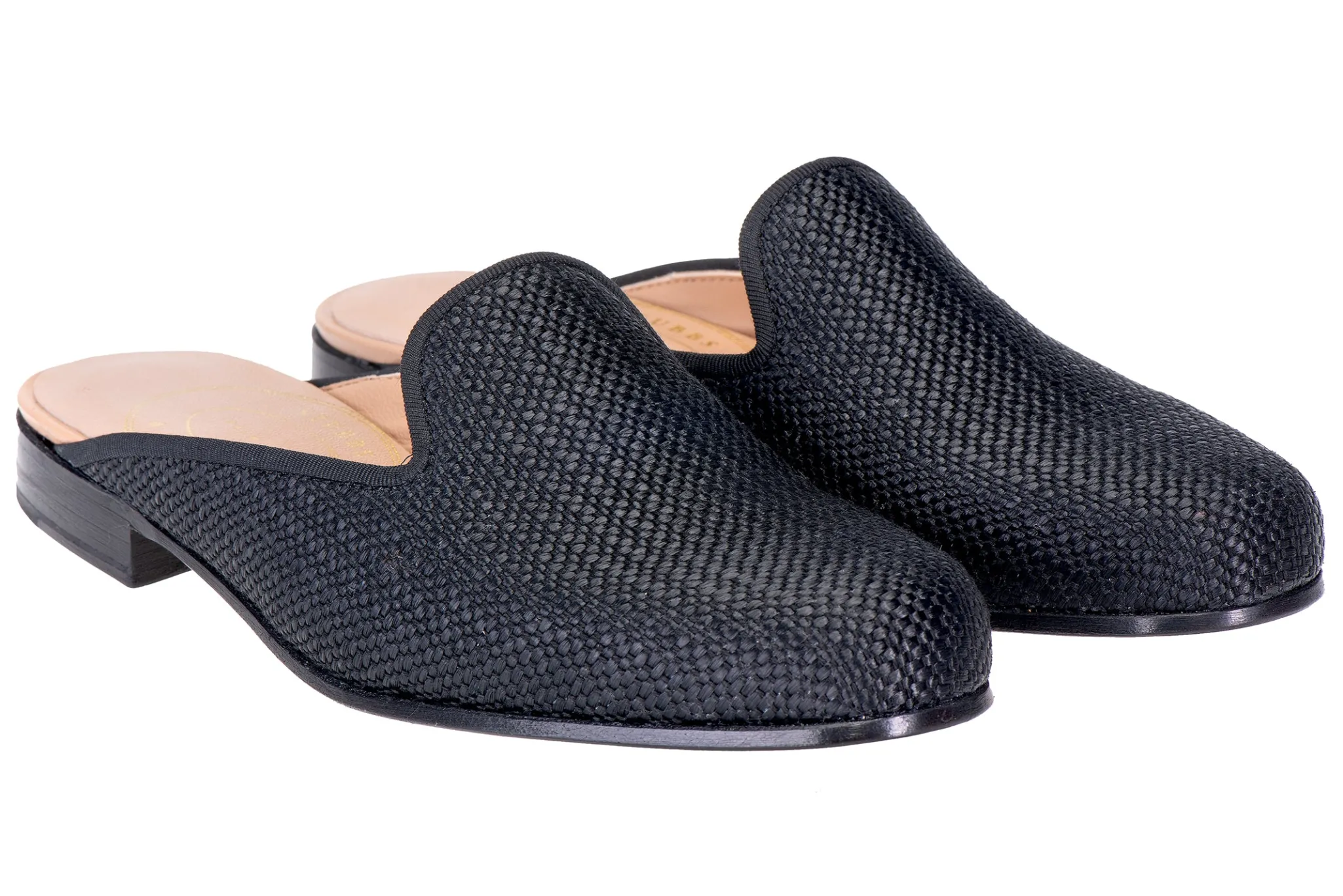 Black Raffia Mule (Women)