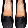 Black Raffia Slipper (Narrow)