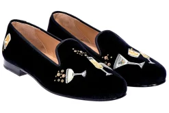 Celebrate Black Velvet Slipper (Women)