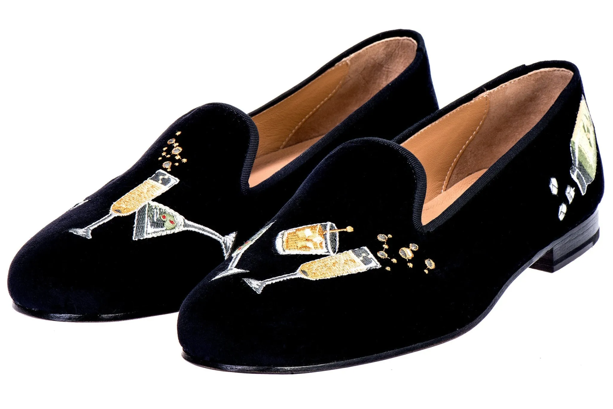 Celebrate Black Velvet Slipper (Narrow)