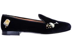 Celebrate Black Velvet Slipper (Women)