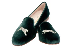 Cheetah Evergreen Velvet Slipper (Women)