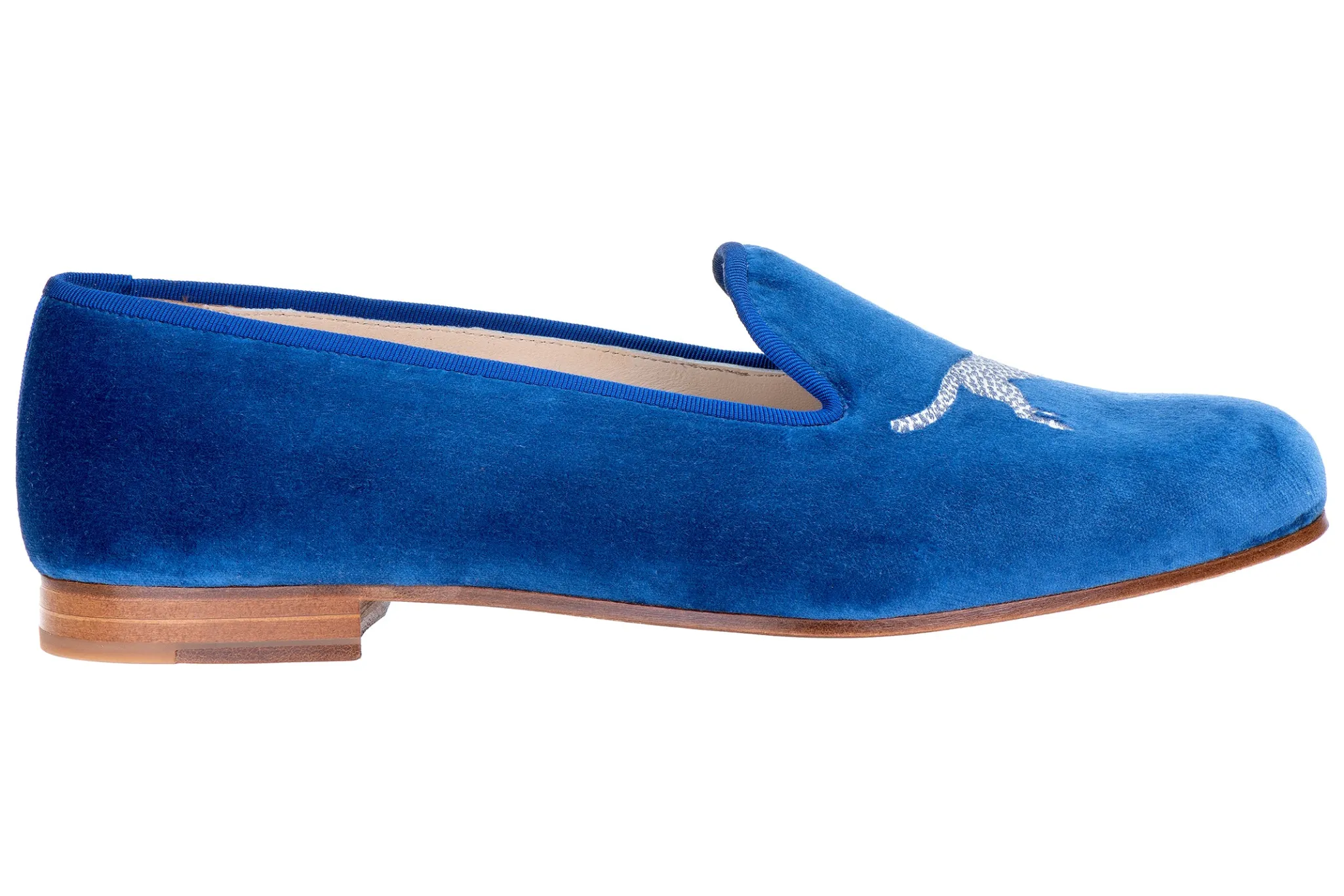 Cheetah Royal Velvet Slipper (Men)