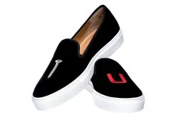 College Black Velvet Sneaker (Men)