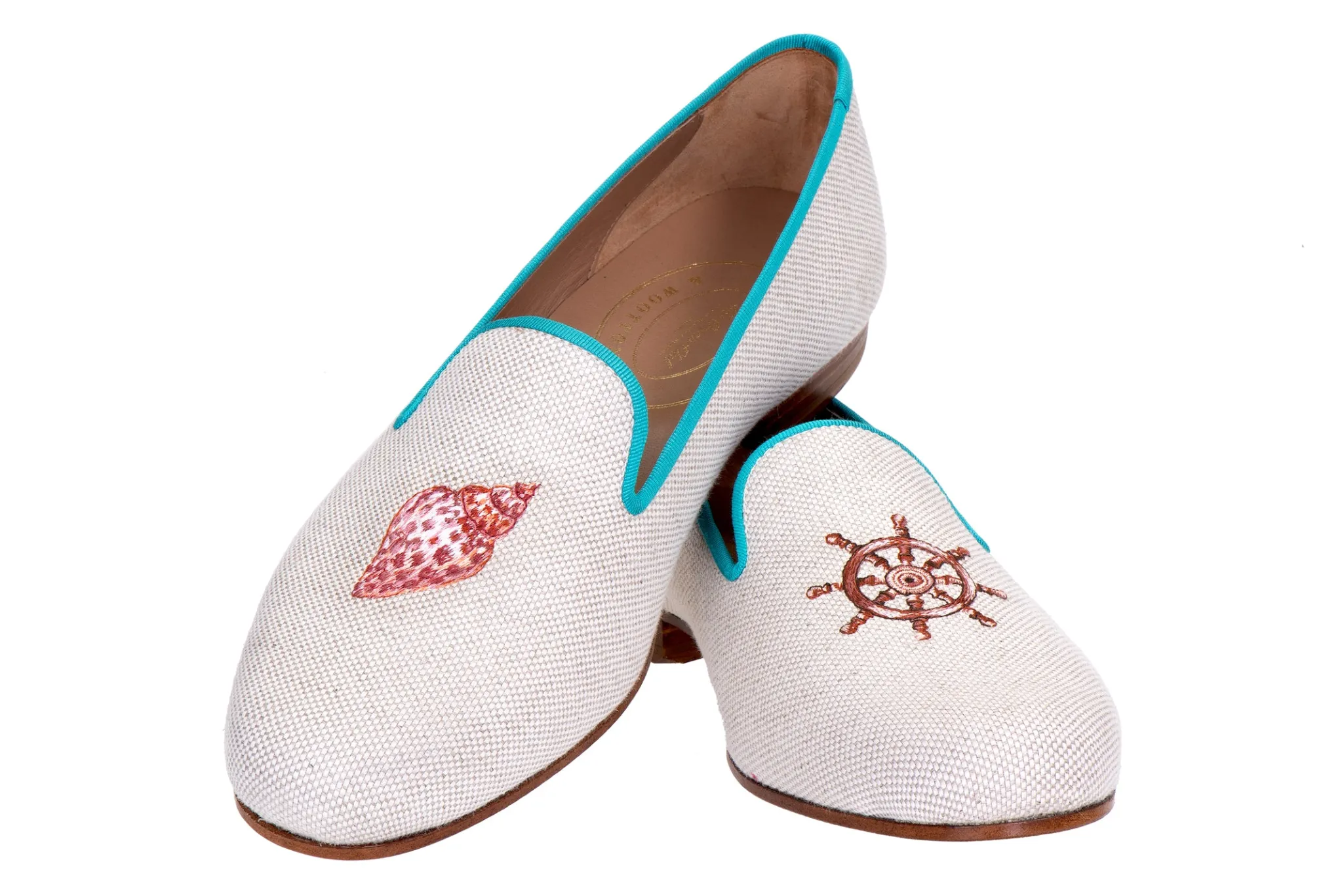 Conch Helm Linen Slipper (Women)