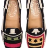 Crest Color Needlepoint Slipper (Women)