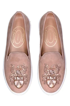 Crest Taupe Suede Sneaker (Women)