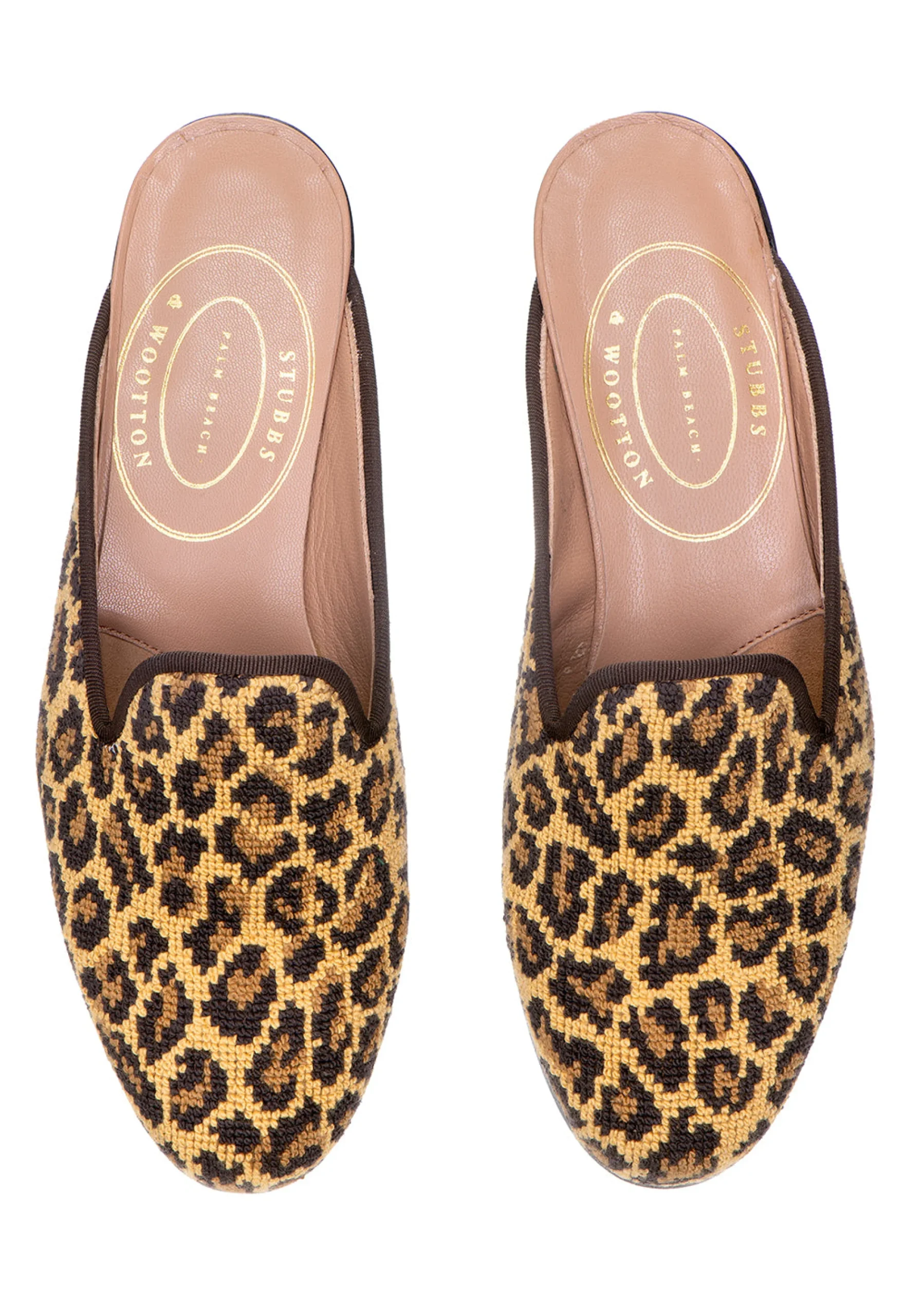 Jane Leopard Needlepoint Mule (Women)
