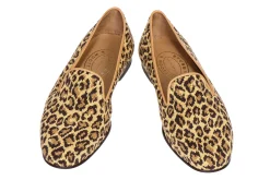 Jane Leopard Needlepoint Slipper (Women)