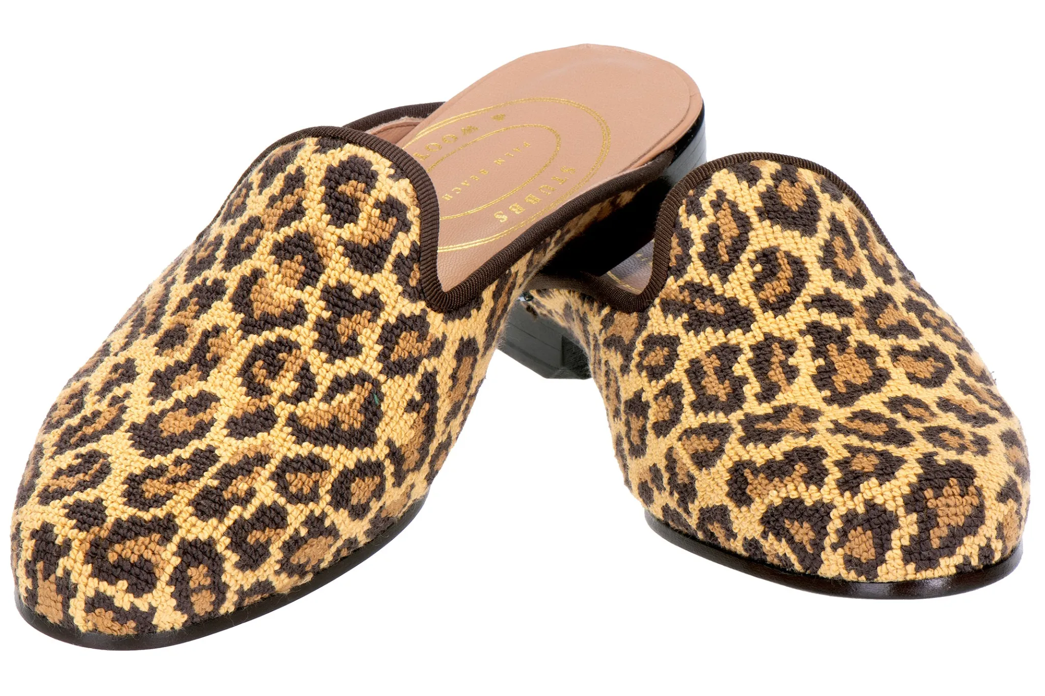 Jane Leopard Needlepoint Mule (Women)