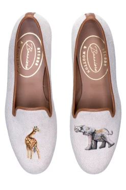 Jungle Flax Linen Slipper (Men)