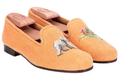 Jungle Ochre Linen Slipper (Men)
