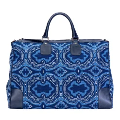 Lazurite Needlepoint Weekender