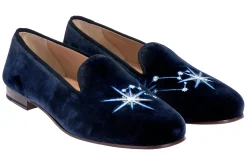 Leo Midnight Velvet Slipper (Men)