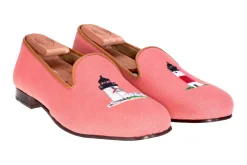 Lighthouse Nantucket Red Slipper (Men)