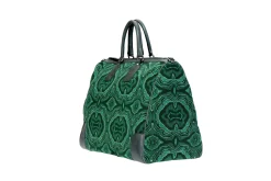 Malachite Needlepoint Weekender