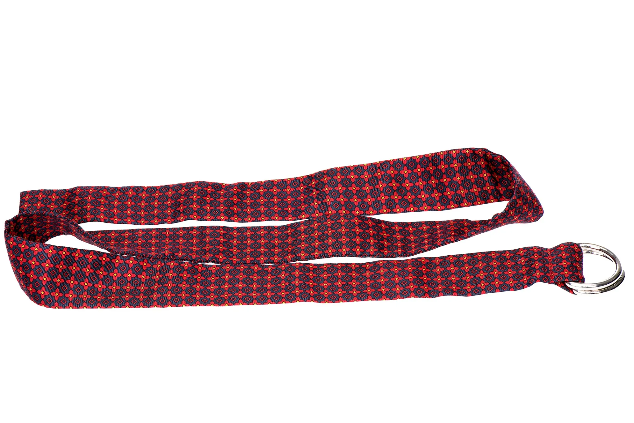 Medallion Red Silk Belt