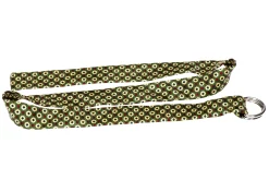Medallion Sage Silk Belt