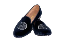 Metropolis Nickel Velvet Slipper (Women)