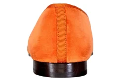 Paolina Orange Velvet Slipper (Women)