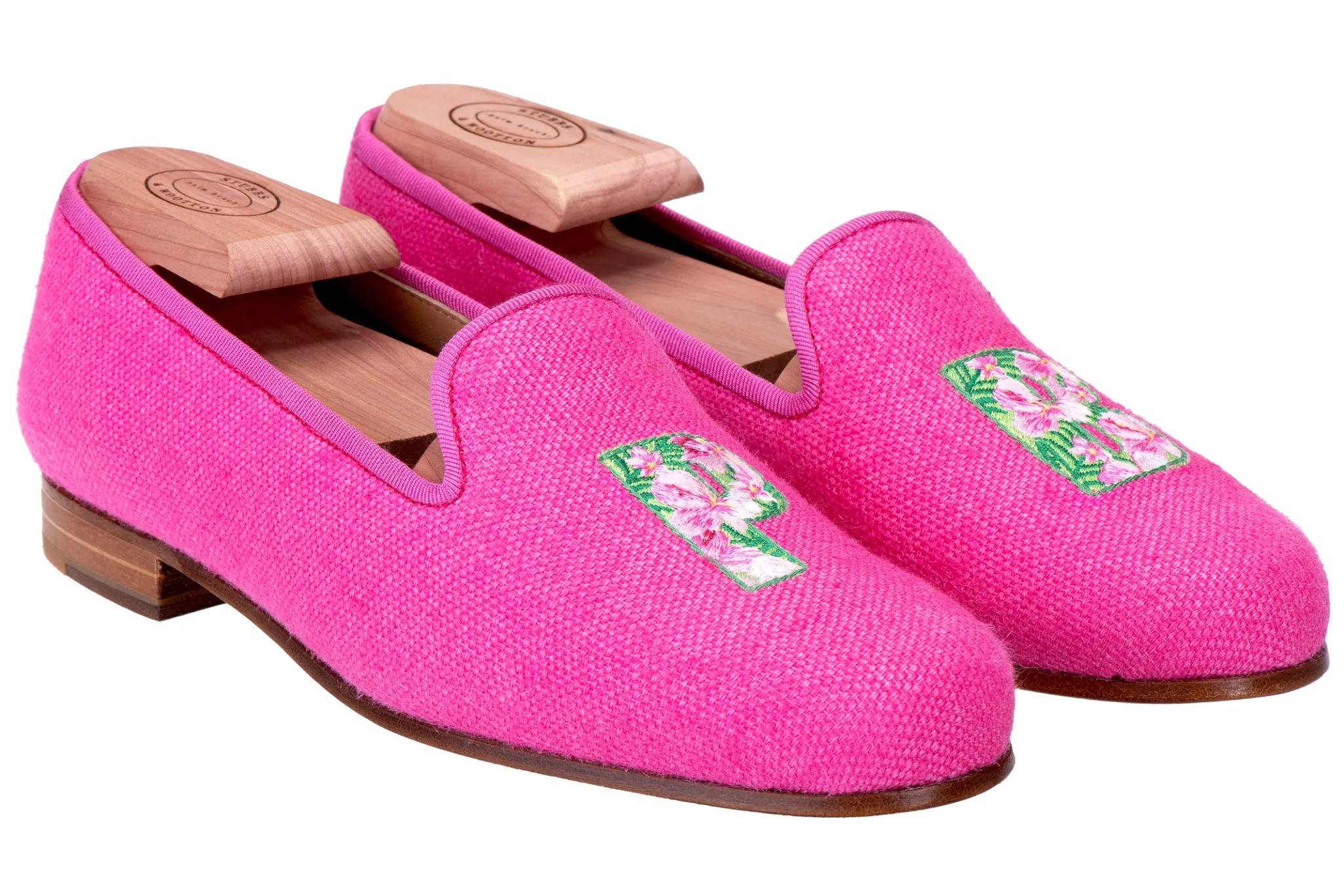 PB Fuchsia Linen Slipper (Women)