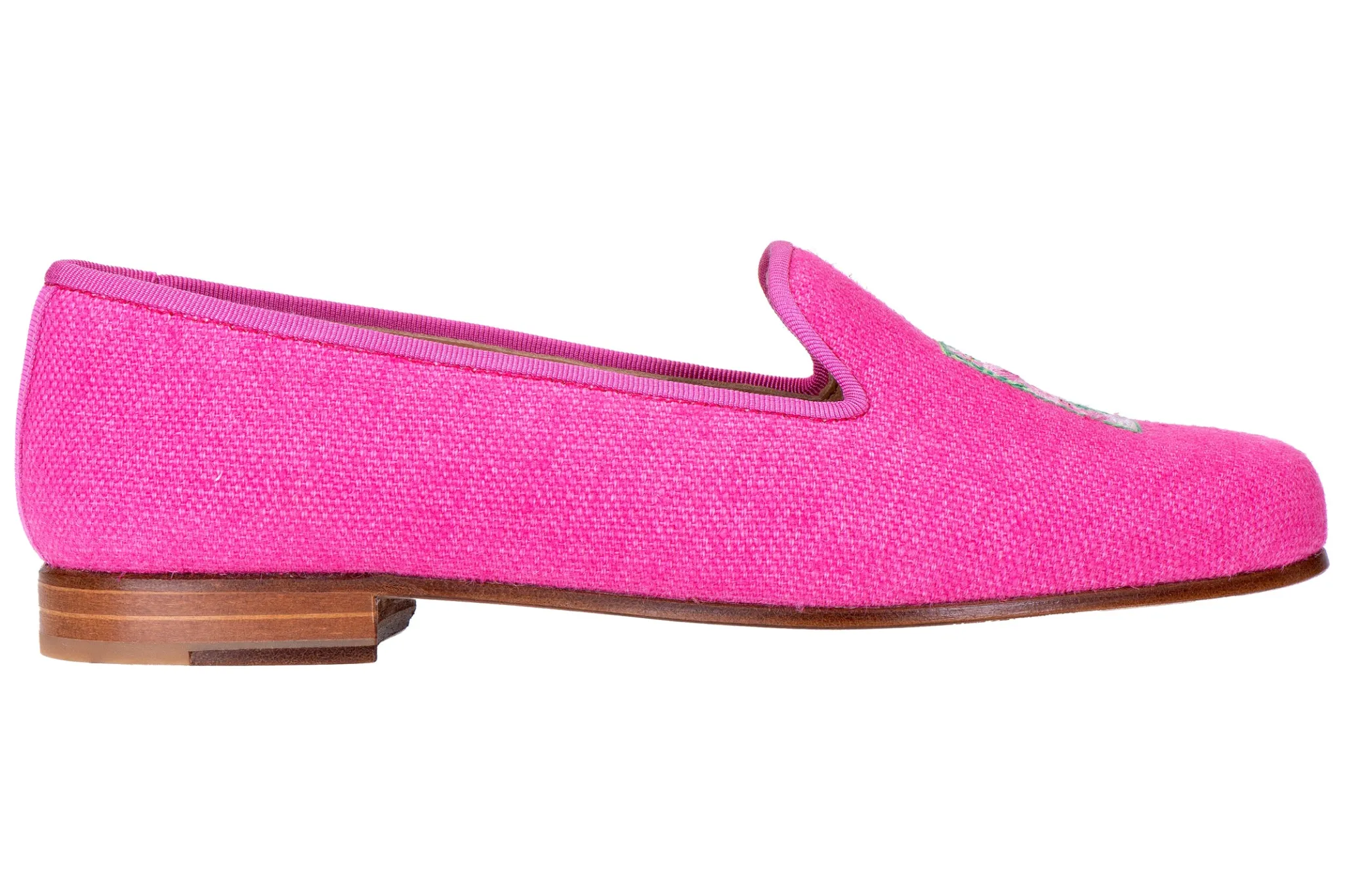 PB Fuchsia Linen Slipper (Women)
