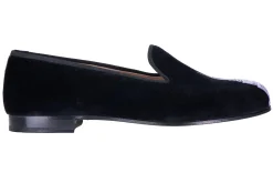 Skyscraper Black Velvet Slipper (Men)