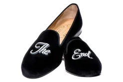 The End Black Velvet Slipper (Men)