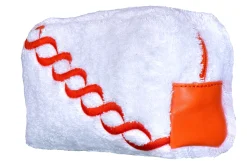 Treccia Orange Clutch