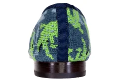 Wetlands Navy Needlepoint Slipper (Women)