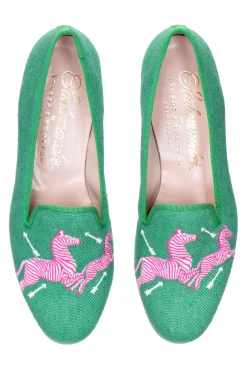 Zebras Kelly Linen Slipper (Women)