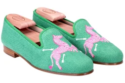 Zebras Kelly Linen Slipper (Women)