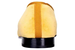 Zebras Yellow Velvet Slipper (Men)